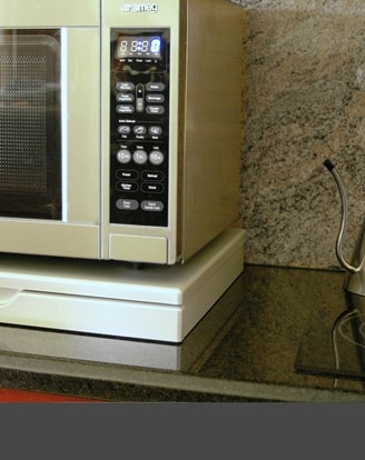 The Compass Kitchens world wide E Commerce website for the Microwave Stealth Shelf.